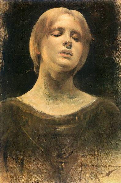 Franciszek zmurko Laudamus feminam Spain oil painting art